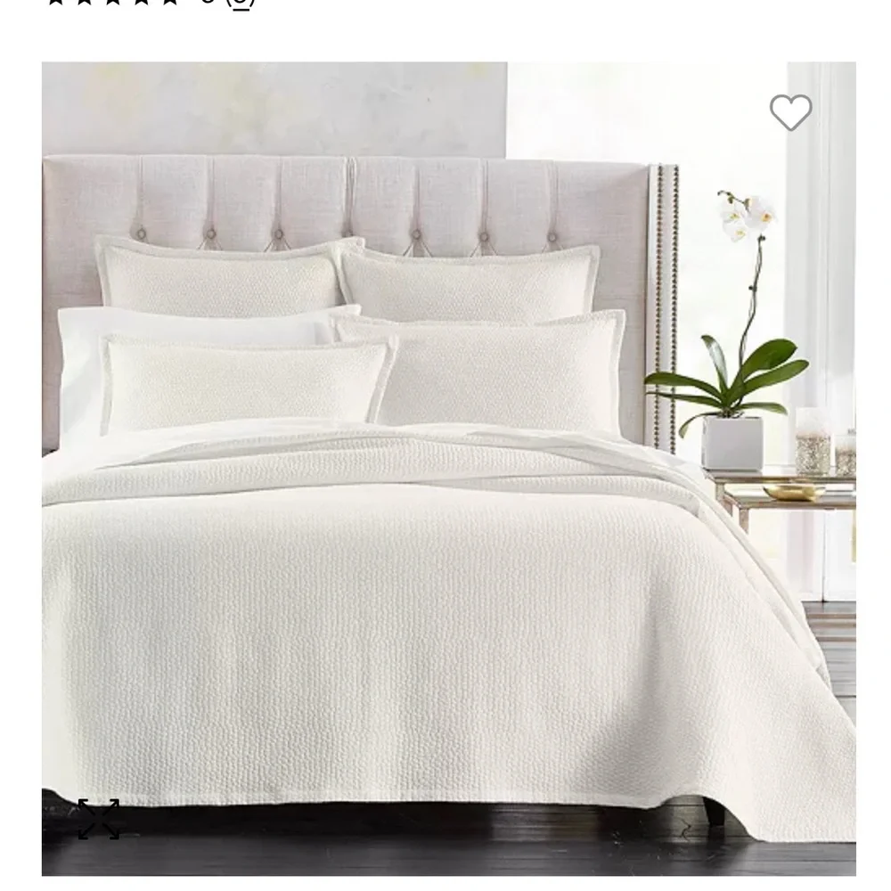 Hudson Park Collection Signature Matelasse King Cover Coverlet